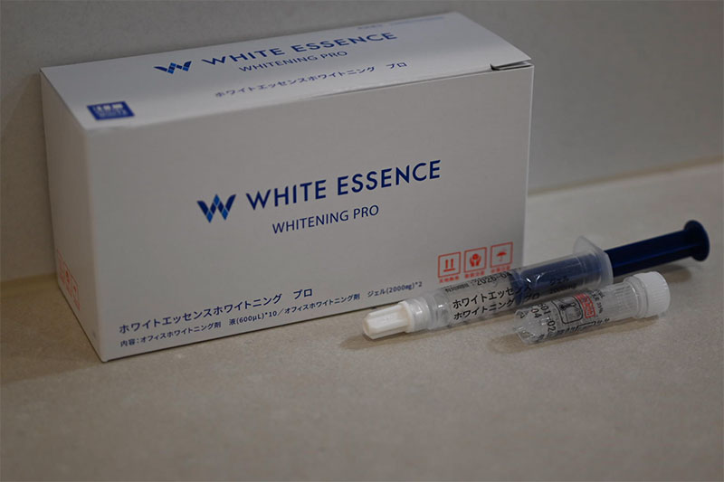 ホワイトニングの効果は、薬剤と照射器、施術の技術で決まります。