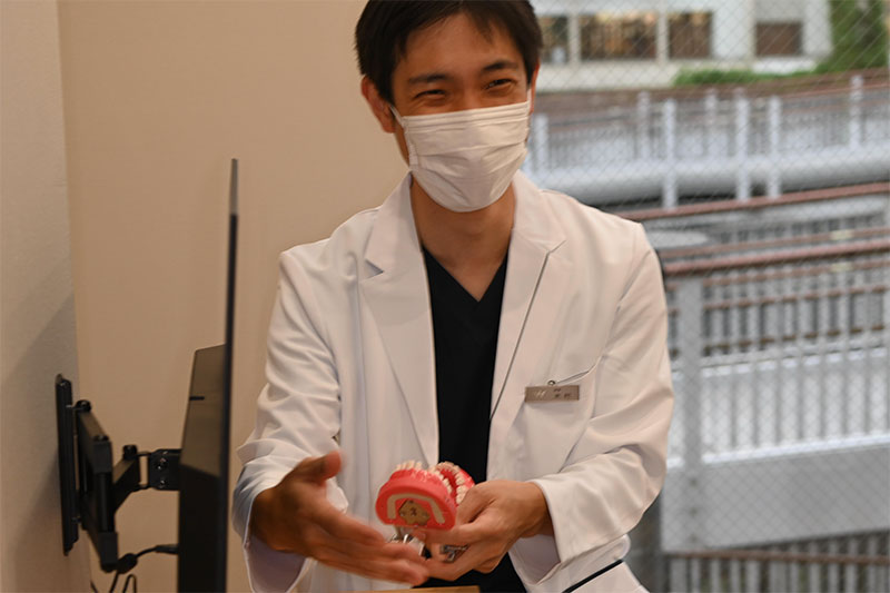 患者さんが納得するまで説明を行います