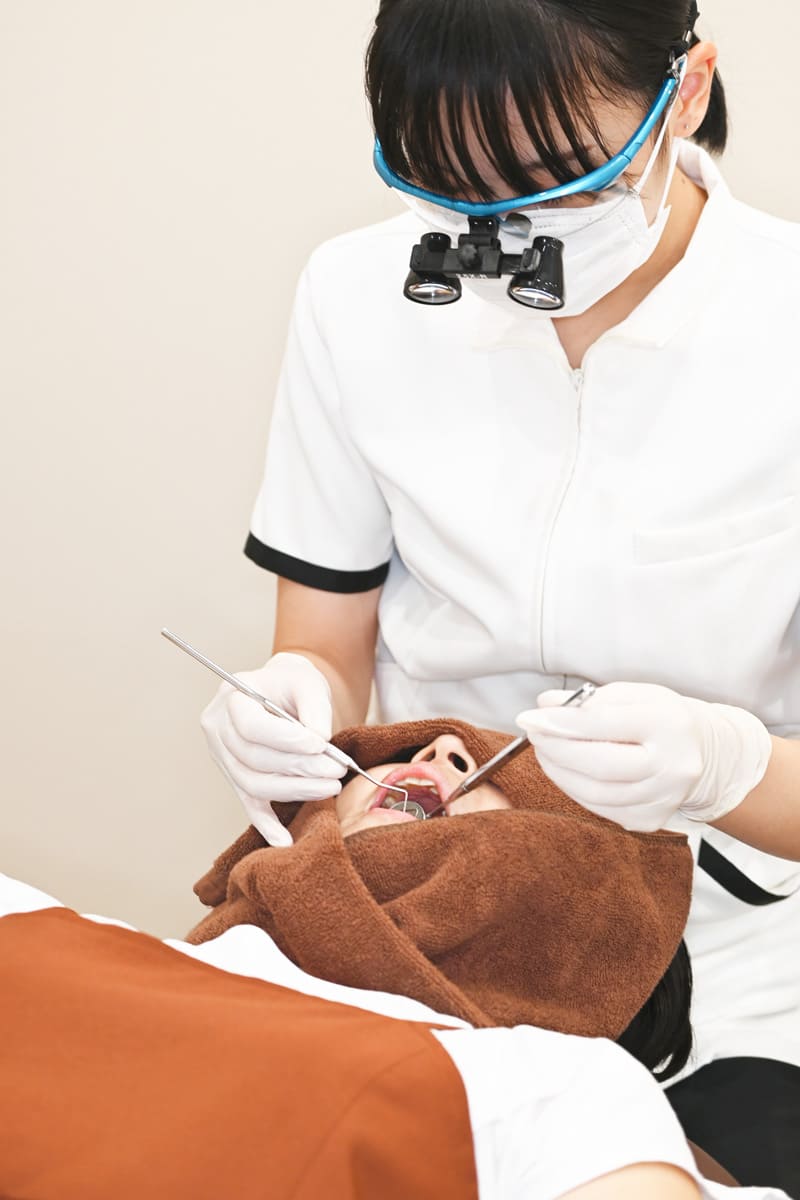ホワイトエッセンス認定歯科衛生士が行う徹底的な予防